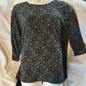 Black Lace Women's Top